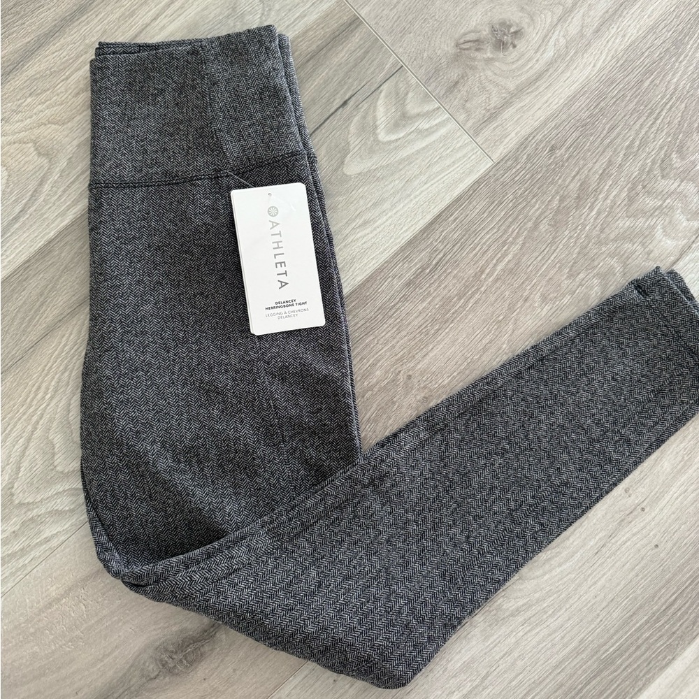 NWT Athleta herringbone tights/pants